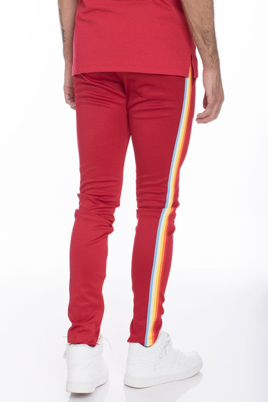 RAINBOW TAPE TRACK PANTS