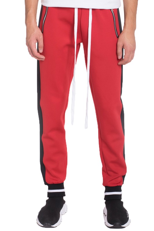 Weiv Mens Heavy Weight Single Stripe Jogger