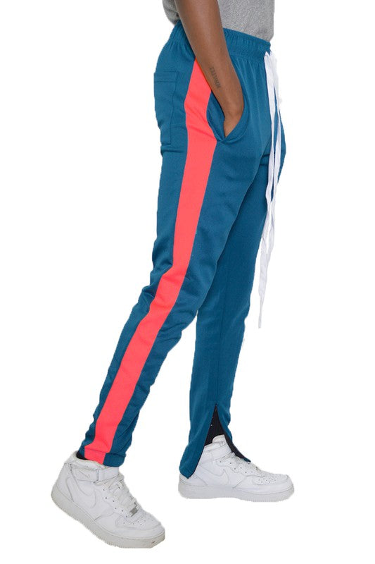 FLASH SALE SINGLE STRIPE TRACK PANTS