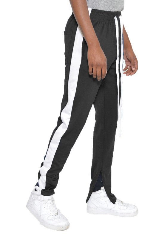 FLASH SALE SINGLE STRIPE TRACK PANTS