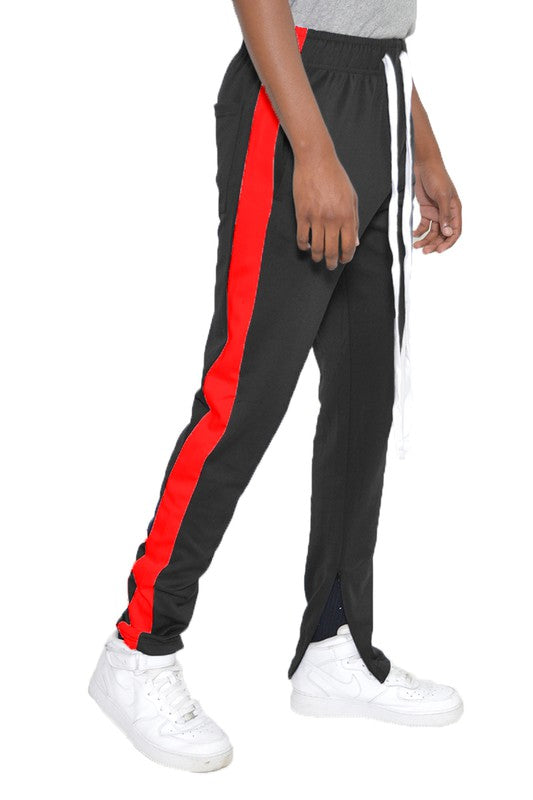 FLASH SALE SINGLE STRIPE TRACK PANTS