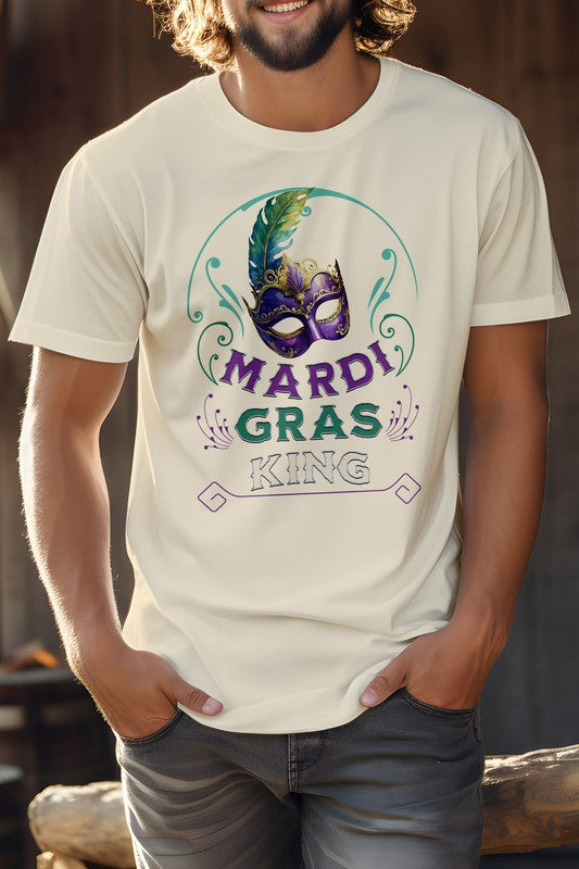 Mardi Gras King Unisex Graphic Tee