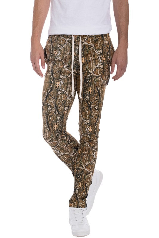 WEIV MEN'S HUNTER CAMO TRACK PANTS